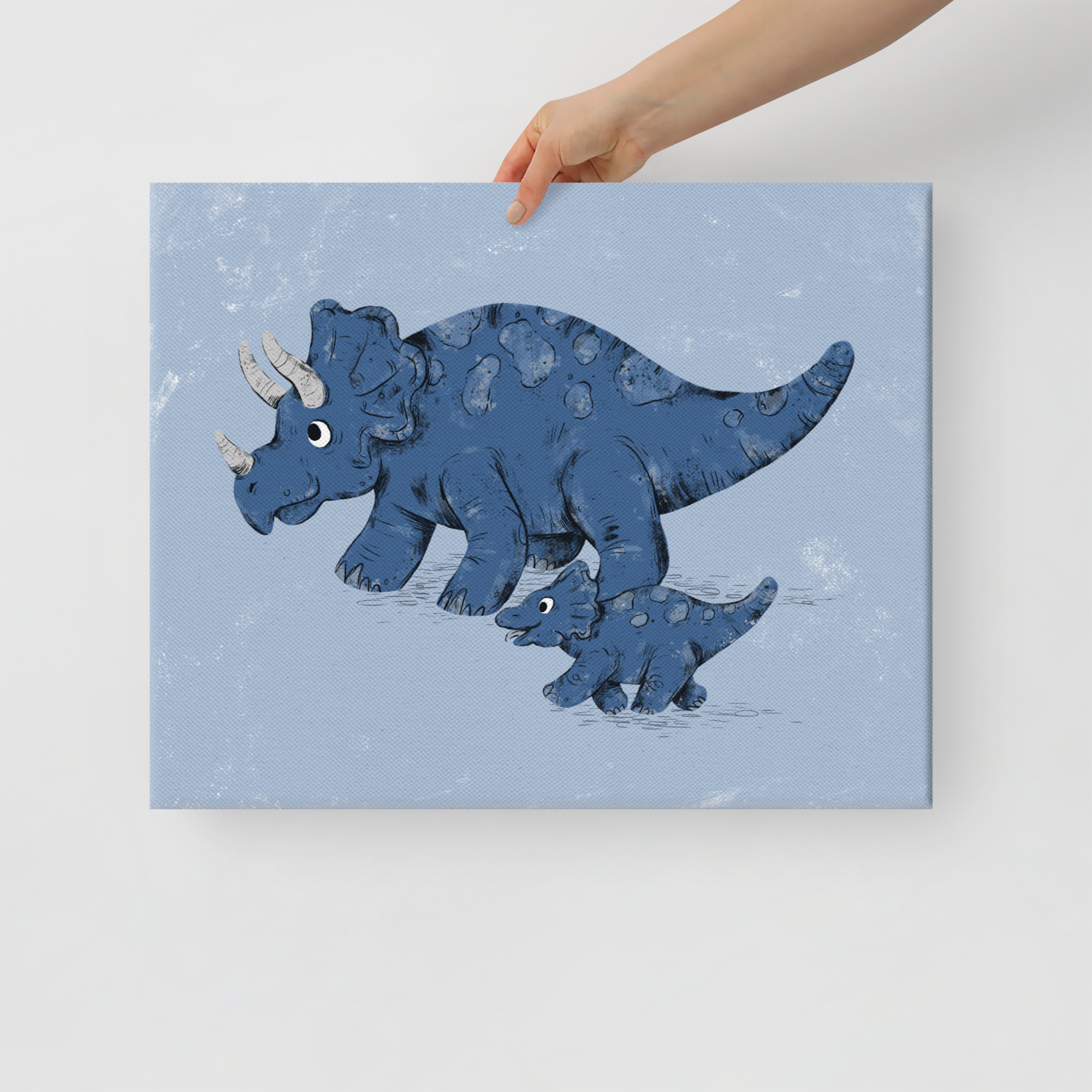 Triceratops Leinwand