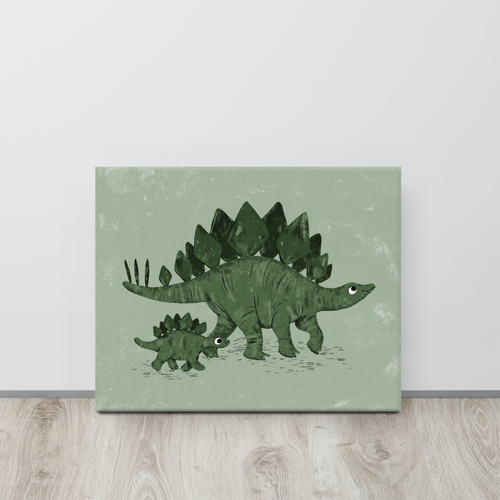 Stegosaurus Leinwand